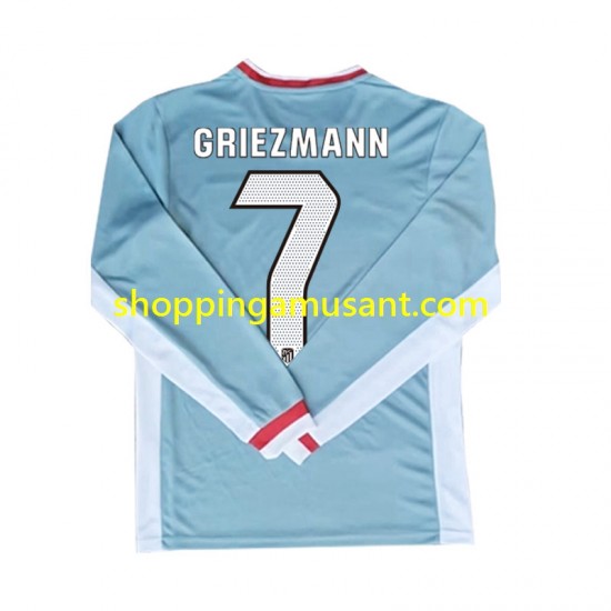 Maillot de Foot Atlético Madrid Antoine Griezmann 7 Homme Extérieur 2024-2025 Manche Longue