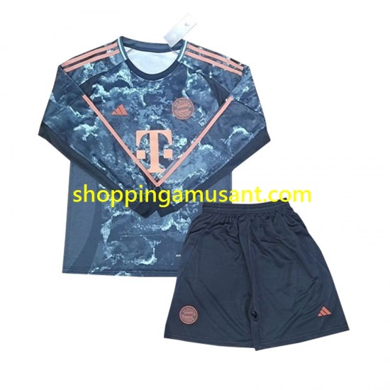 Maillot de Foot Bayern Munich Enfant Extérieur 2024-2025 Manche Longue