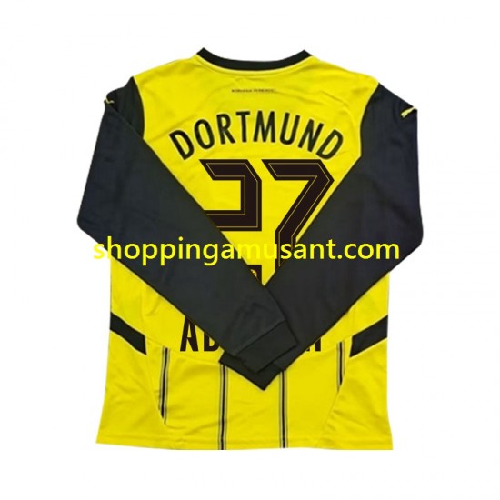 Maillot de Foot Borussia Dortmund Karim Adeyemi 27 Homme Domicile 2024-2025 Manche Longue