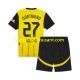 Maillot de Foot Borussia Dortmund Karim Adeyemi 27 Enfant Domicile 2024-2025 Manche Courte