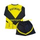 Maillot de Foot Borussia Dortmund Enfant Domicile 2024-2025 Manche Longue