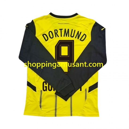 Maillot de Foot Borussia Dortmund Serhou Guirassy 9 Homme Domicile 2024-2025 Manche Longue