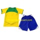 Maillot de Foot Brésil Rétro Enfant Domicile 2004 Manche Courte