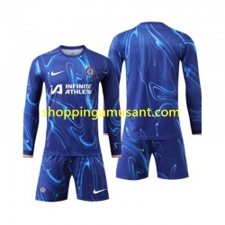 Maillot de Foot Chelsea Enfant Domicile 2024-2025 Manche Longue