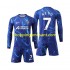 Maillot de Foot Chelsea Neto 7 Enfant Domicile 2024-2025 Manche Longue