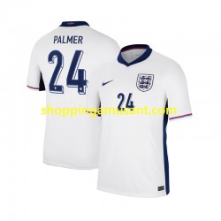 Maillot de Foot Angleterre Cole Palmer 24 Homme Domicile 2024 Manche Courte