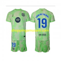 Maillot de Foot FC Barcelone Lamine Yamal 19 Enfant Neutre 2024-2025 Manche Courte