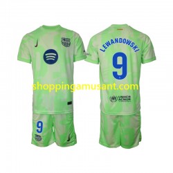 Maillot de Foot FC Barcelone Robert Lewandowski 9 Enfant Neutre 2024-2025 Manche Courte