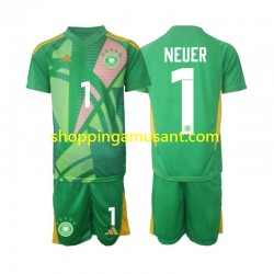 Maillot de Foot Allemagne Manuel Neuer 1 Gardien Enfant Neutre 2024-2025 Manche Courte