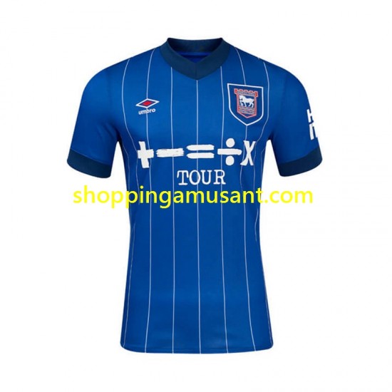 Maillot de Foot Ipswich Town Homme Domicile 2024-2025 Manche Courte