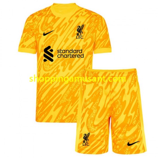 Maillot de Foot Liverpool Gardien Enfant 4ème 2024-2025 Manche Courte