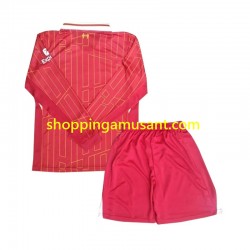 Maillot de Foot Liverpool Enfant Domicile 2024-2025 Manche Longue