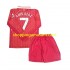 Maillot de Foot Liverpool Luis Diaz 7 Enfant Domicile 2024-2025 Manche Longue