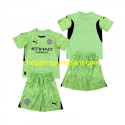 Maillot de Foot Manchester City 2 Gardien Enfant 4ème 2024-2025 Manche Courte