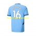 Maillot de Foot Manchester City RODRIGO 16 Homme Domicile 2024-2025 Manche Courte