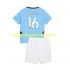 Maillot de Foot Manchester City RODRIGO 16 Enfant Domicile 2024-2025 Manche Courte