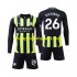 Maillot de Foot Manchester City Savinho 26 Enfant Extérieur 2024-2025 Manche Longue