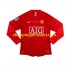 Maillot de Foot Manchester United Champion League 2007 Rétro Homme Domicile Manche Longue