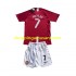 Maillot de Foot Manchester United Cristiano Ronaldo 7 Champion League 2007 Rétro Enfant Domicile Manche Courte