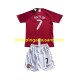 Maillot de Foot Manchester United Cristiano Ronaldo 7 Champion League 2007 Rétro Enfant Domicile Manche Courte