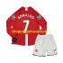 Maillot de Foot Manchester United Cristiano Ronaldo 7 2007 Rétro Enfant Domicile Manche Longue