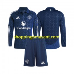 Maillot de Foot Manchester United Enfant Domicile 2024-2025 Manche Longue