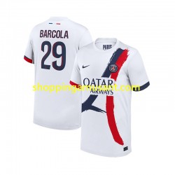 Maillot de Foot Paris Saint-Germain Bradley Barcola 29 Homme Extérieur 2024-2025 Manche Courte