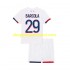 Maillot de Foot Paris Saint-Germain Bradley Barcola 29 Enfant Extérieur 2024-2025 Manche Courte