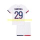 Maillot de Foot Paris Saint-Germain Bradley Barcola 29 Enfant Extérieur 2024-2025 Manche Courte