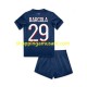Maillot de Foot Paris Saint-Germain Bradley Barcola 29 Enfant Domicile 2024-2025 Manche Courte