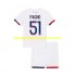 Maillot de Foot Paris Saint-Germain Willian Pacho 51 Enfant Extérieur 2024-2025 Manche Courte
