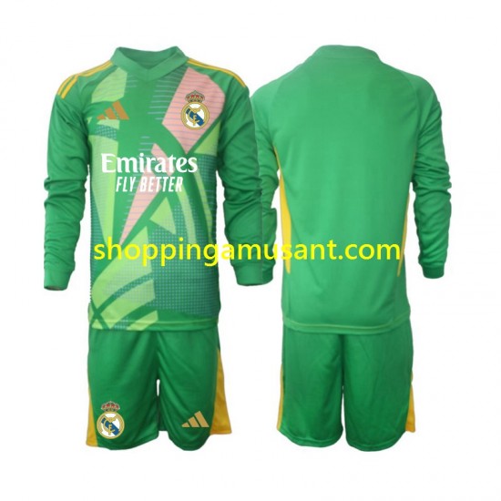 Maillot de Foot Real Madrid Gardien Enfant Neutre 2024-2025 Manche Longue