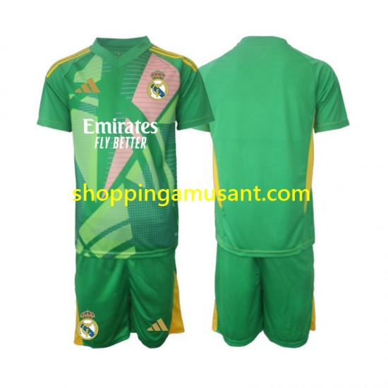 Maillot de Foot Real Madrid Gardien Enfant Neutre 2024-2025 Manche Courte