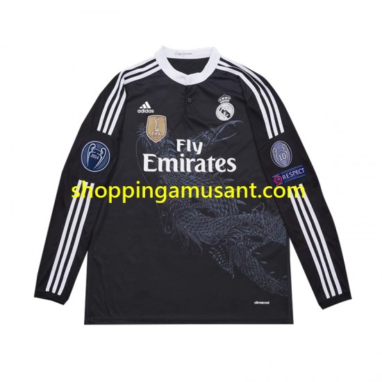 Maillot de Foot Real Madrid 2014 Rétro Homme Neutre Manche Longue