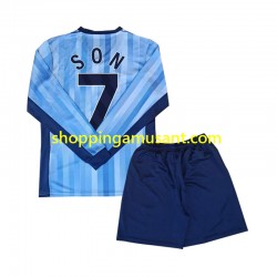 Maillot de Foot Tottenham Spurs Son 7 Enfant Extérieur 2024-2025 Manche Longue