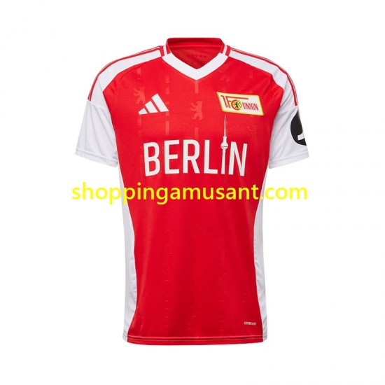 Maillot de Foot Union Berlin Homme Domicile 2024-2025 Manche Courte