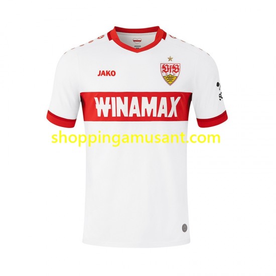 Maillot de Foot VfB Stuttgart Homme Domicile 2024-2025 Manche Courte