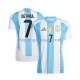 Maillot de Foot Argentine De Paul 7 Homme Domicile 2024 Manche Courte
