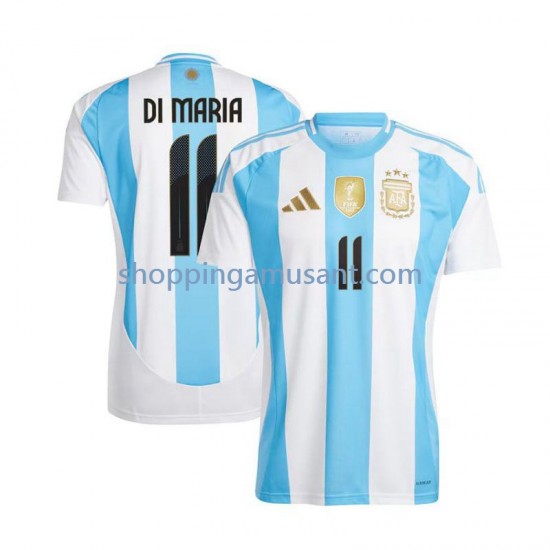 Maillot de Foot Argentine Di Maria 11 Homme Domicile 2024 Manche Courte