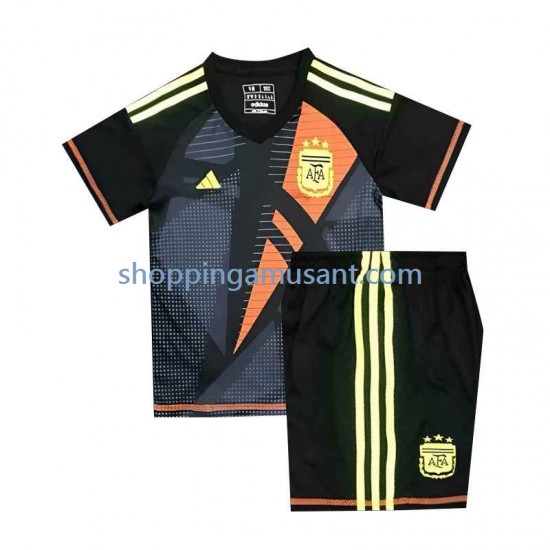 Maillot de Foot Argentine Gardien Enfant Domicile Euro 2024 Manche Courte