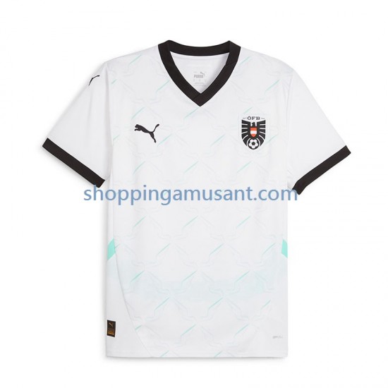 Maillot de Foot Autriche Homme Extérieur Euro 2024 Manche Courte