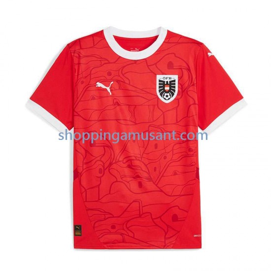 Maillot de Foot Autriche Homme Domicile Euro 2024 Manche Courte