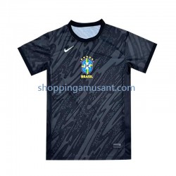 Maillot de Foot Brésil Gardien Homme Extérieur 2024 Manche Courte