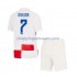Maillot de Foot Croatie Lovro Majer 7 Enfant Domicile Euro 2024 Manche Courte