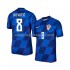 Maillot de Foot Croatie Mateo Kovacic 8 Homme Extérieur Euro 2024 Manche Courte
