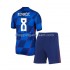 Maillot de Foot Croatie Mateo Kovacic 8 Enfant Extérieur Euro 2024 Manche Courte