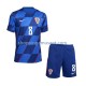 Maillot de Foot Croatie Mateo Kovacic 8 Enfant Extérieur Euro 2024 Manche Courte