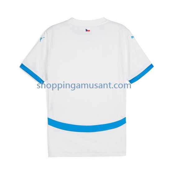 Maillot de Foot Tchéquie Homme Extérieur Euro 2024 Manche Courte