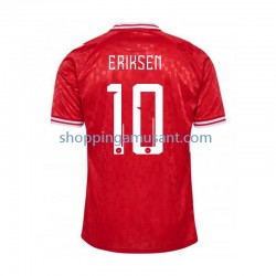 Maillot de Foot Danemark Eriksen 10 Homme Domicile Euro 2024 Manche Courte
