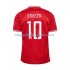 Maillot de Foot Danemark Eriksen 10 Homme Domicile Euro 2024 Manche Courte